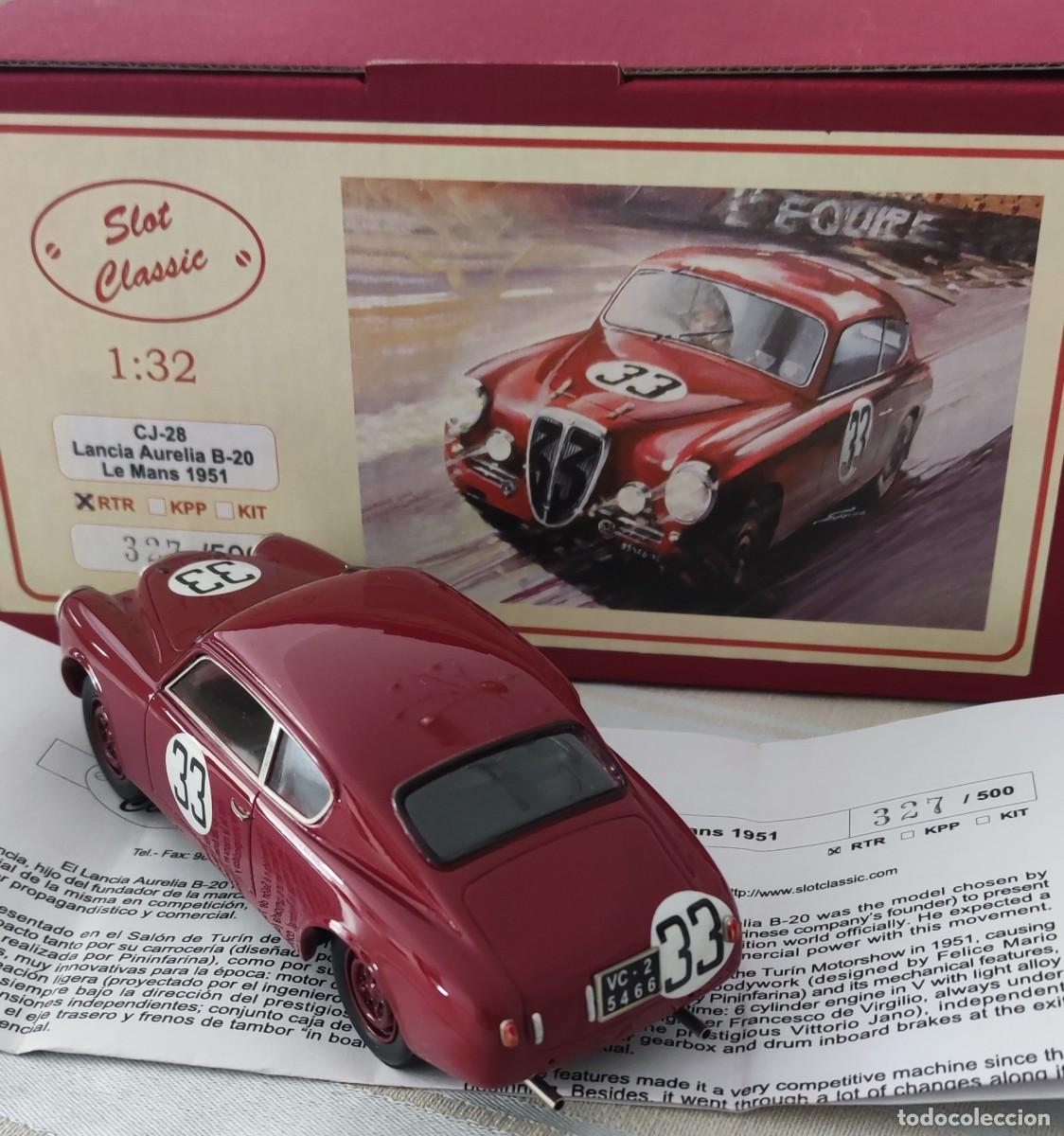 Slot Cars: Slot Classic LANCIA Aurelia B-20 Le Mans 1951 n&ordm; 3