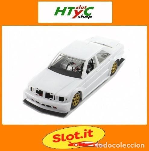 Slot Cars: SLOT.IT MERCEDES 190E WHITE RACING KIT CA44Z1