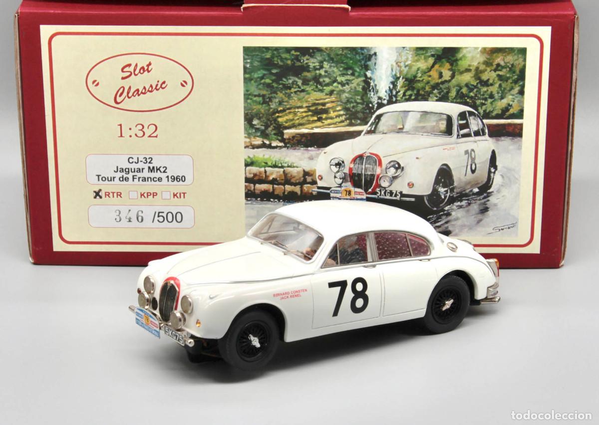 Slot Cars: Jaguar MK2 Tour de France 1960 (Slot Classic CJ-32 RTR)