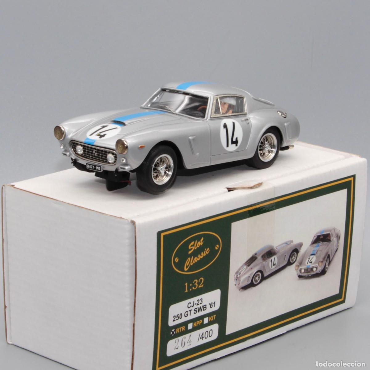 Slot Cars: Ferrari 250 GT SWB 3&ordm; 24 H. Le Mans 1961 (Slot Classic CJ-23 RTR)