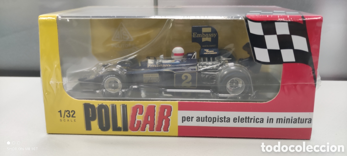 Slot Cars: LOTUS 72D 1975 POLICAR SCALEXTRIC