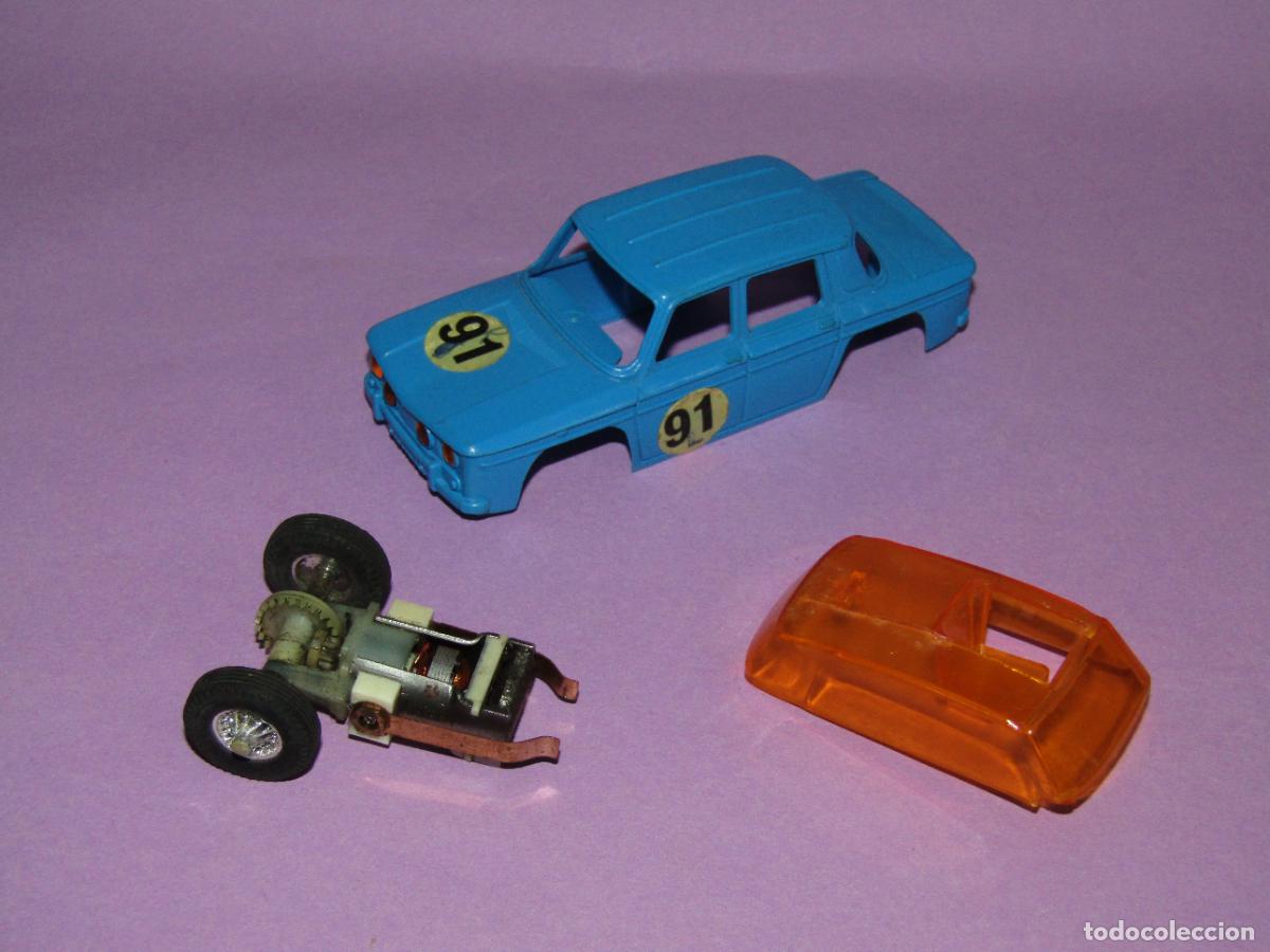 Slot Cars: Antigua Carrocer&iacute;a y Motor RENAULT 8 GORDINI 1300 en 1/40 Aprox. Tipo Scalextric de JOUEF