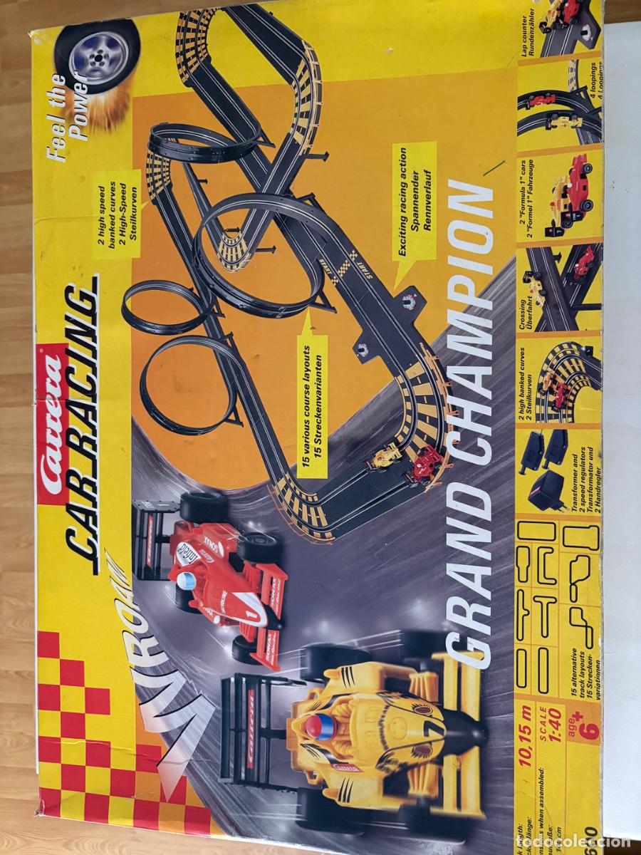 Slot Cars: Carrera Vibraction Champion COMPLETO FUNCIONANDO + Caja Original Vintage