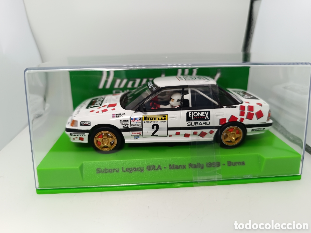 Slot Cars: AVANT SLOT SUBARU LEGACY MANX RALLY BURNS 52401
