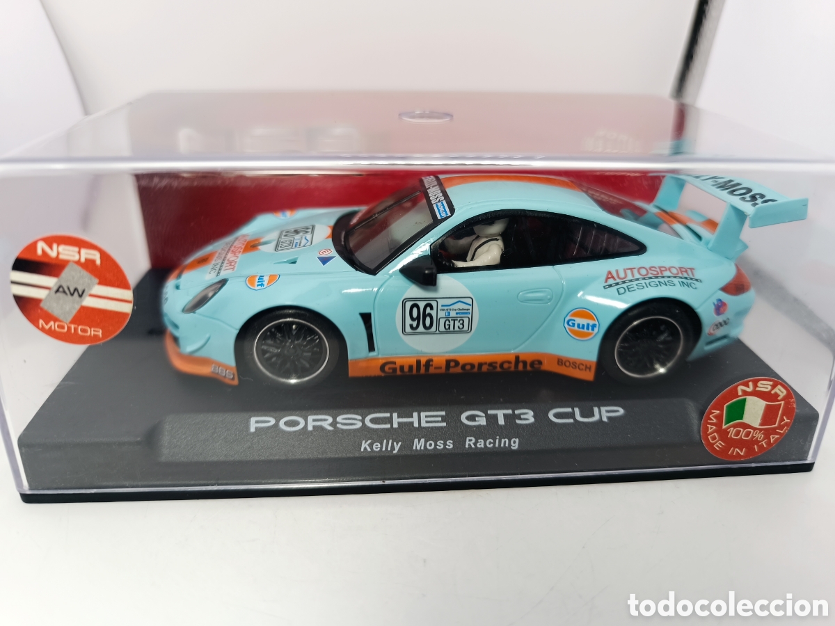 Slot Cars: NSR PORSCHE 997 GT3 CUP IMSA GULF SEBRING 1148