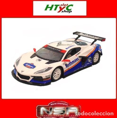 Slot Cars: NSR CORVETTE C8.R #78 ROTHMANS LIBERY RED 0578AW