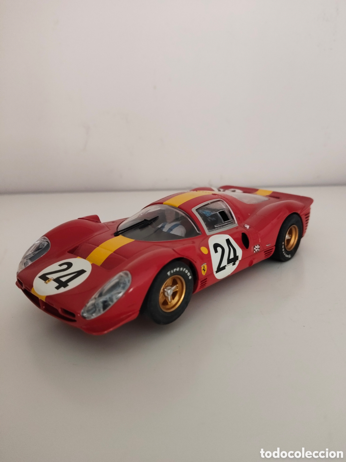 Slot Cars: SLOT CAR HORNBY FERRARI P4 TIPO SCALEXTRIC