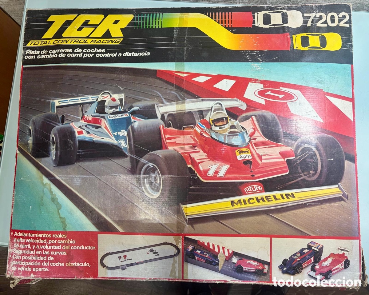Slot Cars: Caja coches TCR 7202. A&ntilde;os 80. Scalextric