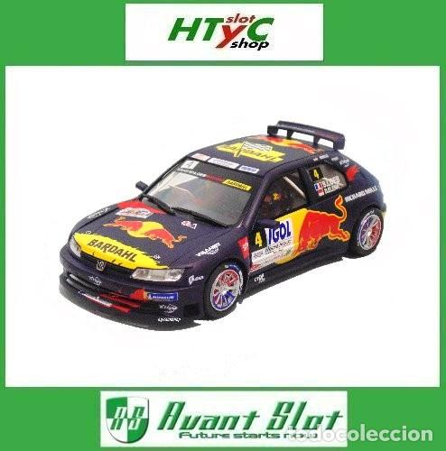 Slot Cars: AVANT SLOT PEUGEOT 306 MAXI #4 RED BULL RALLYE MONT BLANC 2021 LOEB AV52803