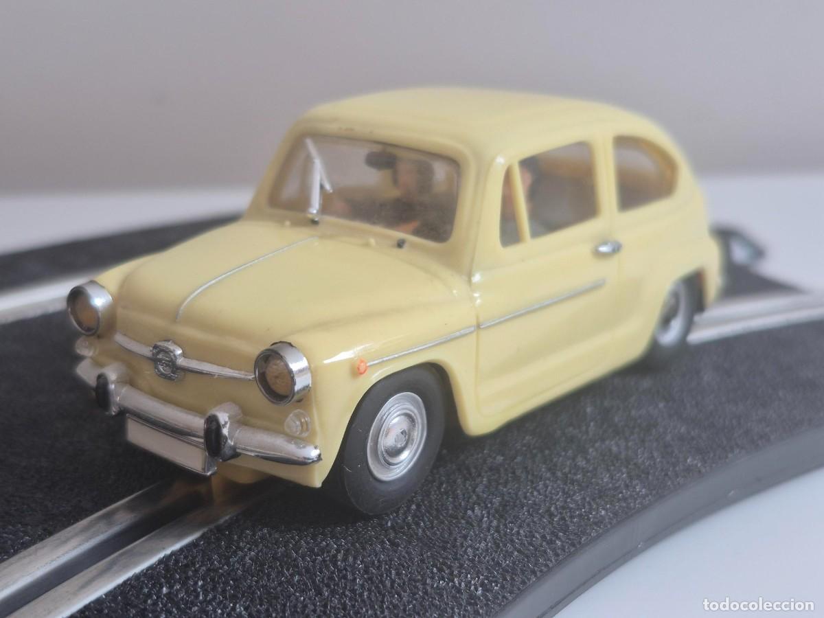 Slot Cars: SCALEXTRIC COCHE SEAT 600 AMARILLO REPROTEC SLOT CAR
