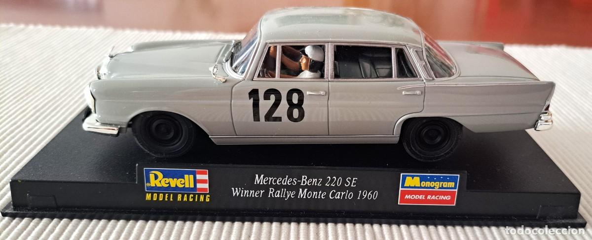 Slot Cars: MERCEDES BENZ 220 SE - REVELL MODEL RACING - VENCEDOR RALLYE MONTECARLO 1960 - APENAS USADO