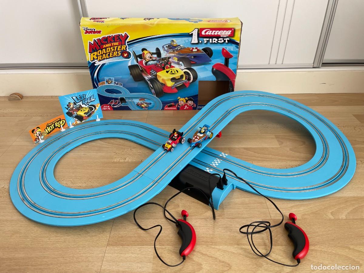 Slot Cars: CARRERA FIRST DISNEY MICKEY AND THE ROADSTER RACERS