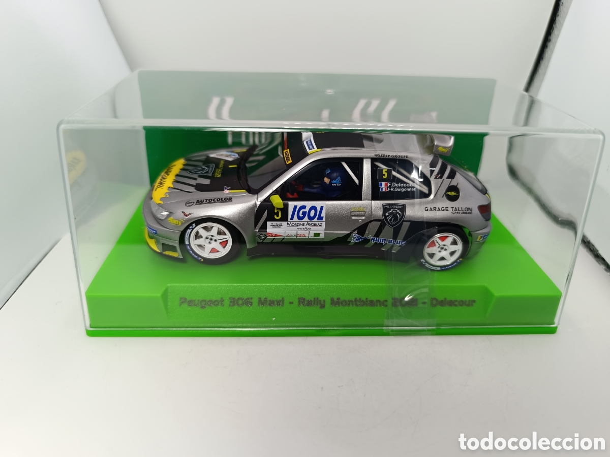 Slot Cars: AVANT SLOT PEUGEOT 306 MAXI RALLY MONTBLANC 2021 DELECOUR
