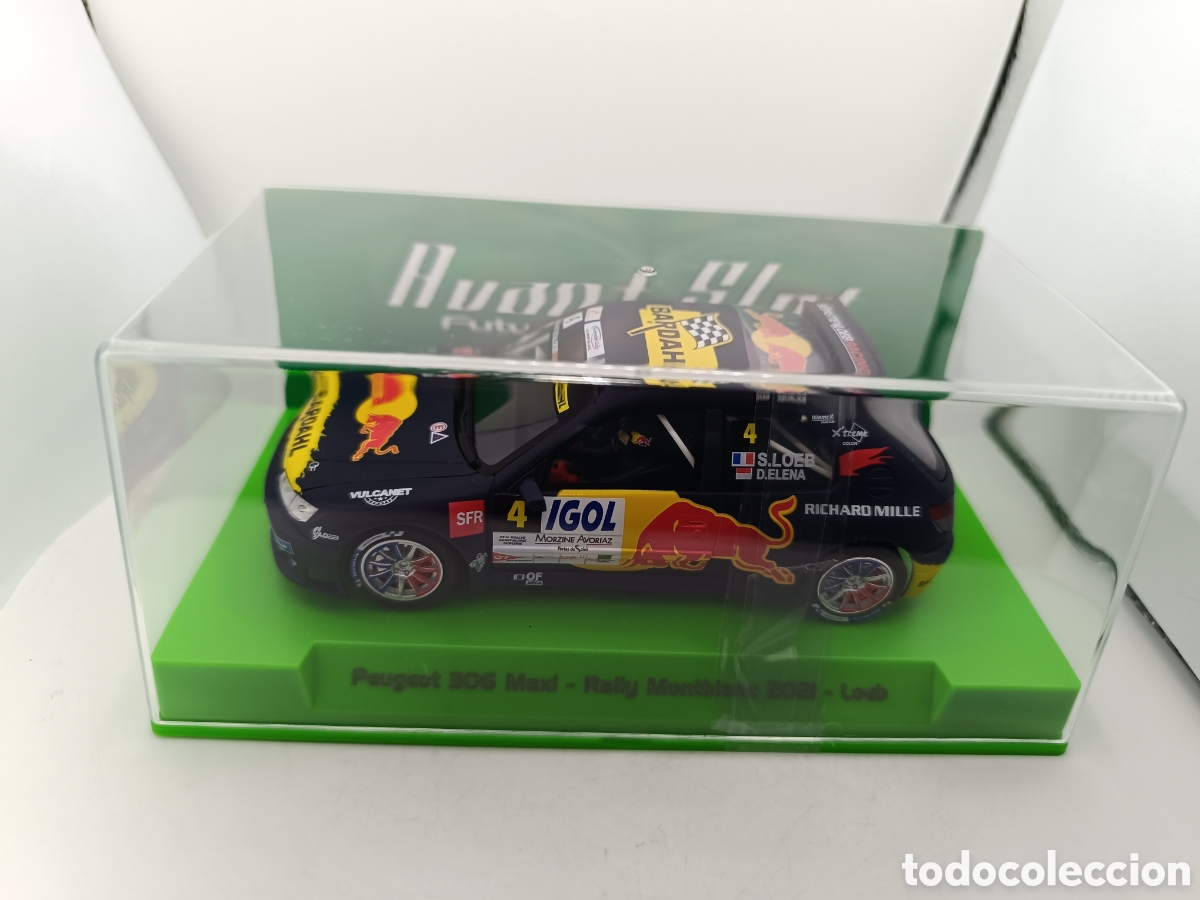 Slot Cars: AVANT SLOT PEUGEOT 306 MAXI RALLY MONTBLANC 2021 LOEB