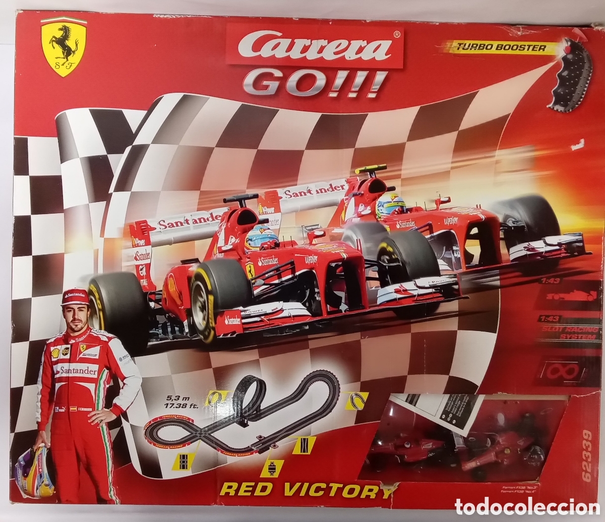 Slot Cars: Red V&iacute;ctory Carrera Go Ref 62339