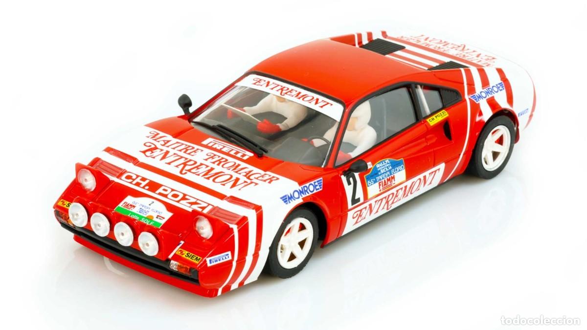Slot Cars: AVANT SLOT FERRARI 308 GTB #2 ENTREMONT WINNER TARGA FLORIO 1981 ANDRUET AV51410