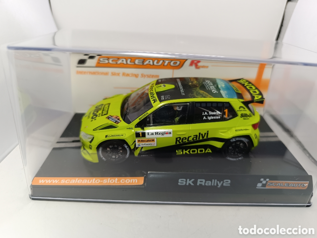 Slot Cars: SCALEAUTO SKODA FABIA RALLY2 OURENSE 2024 SC6445R