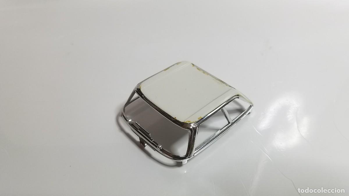 Slot Cars: SLOT SCALEXTRIC REPROTEC CAPOTA BLANCA Y CROMO CROMADA O PLATA MERCEDES 250 SL REF. C-32