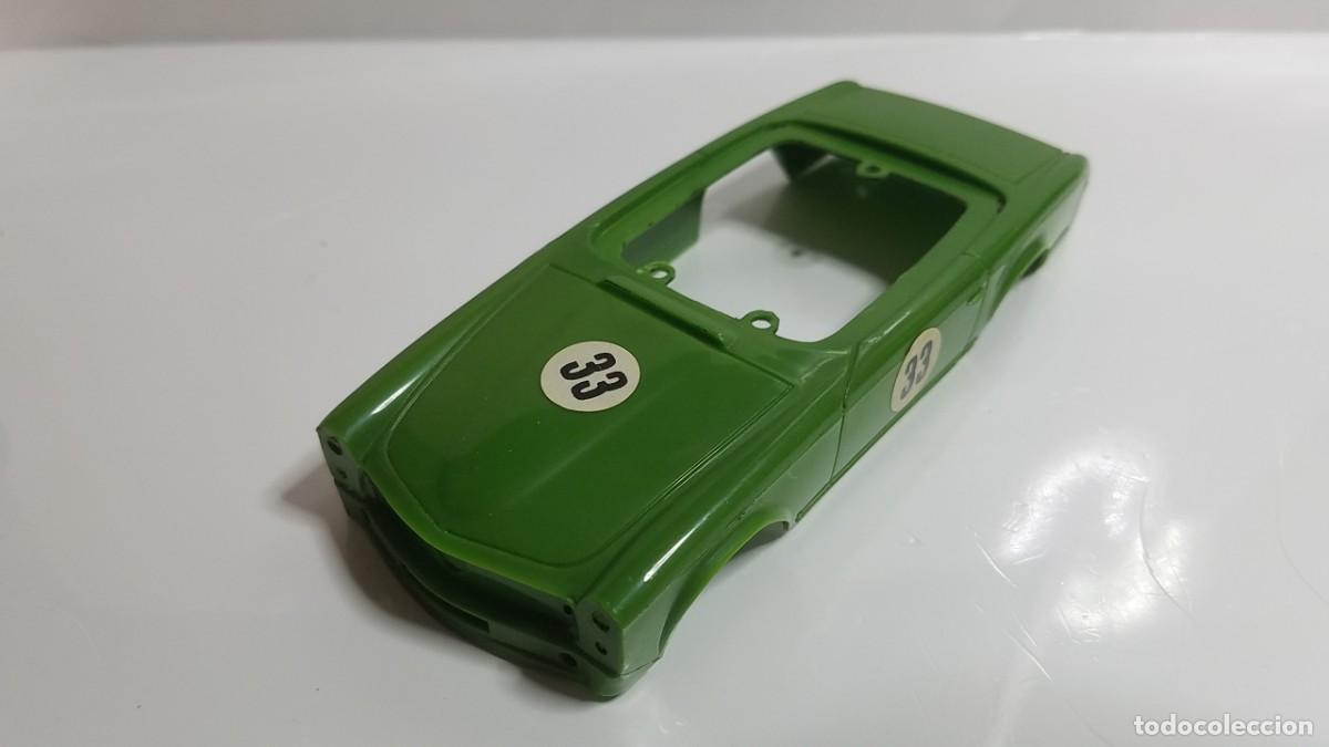 Slot Cars: SLOT SCALEXTRIC REPROTEC CARROCERIA VERDE CLARO MERCEDES 250 SL REF. C-32