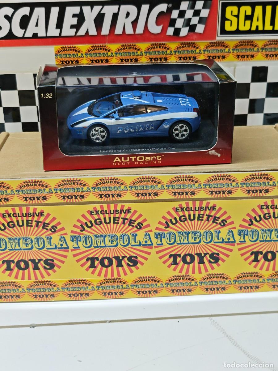 Slot Cars: LAMBORGHINI GALLARDO POLICE CAR AUTOART FLY SPIRIT SCALEXTRIC