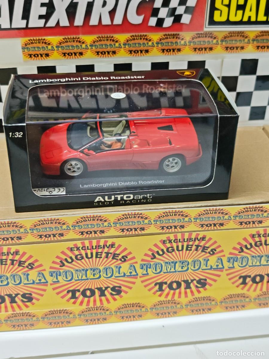 Slot Cars: LAMBORGHINI DIABLO ROADSTER AUTOART FLY SPIRIT SCALEXTRIC