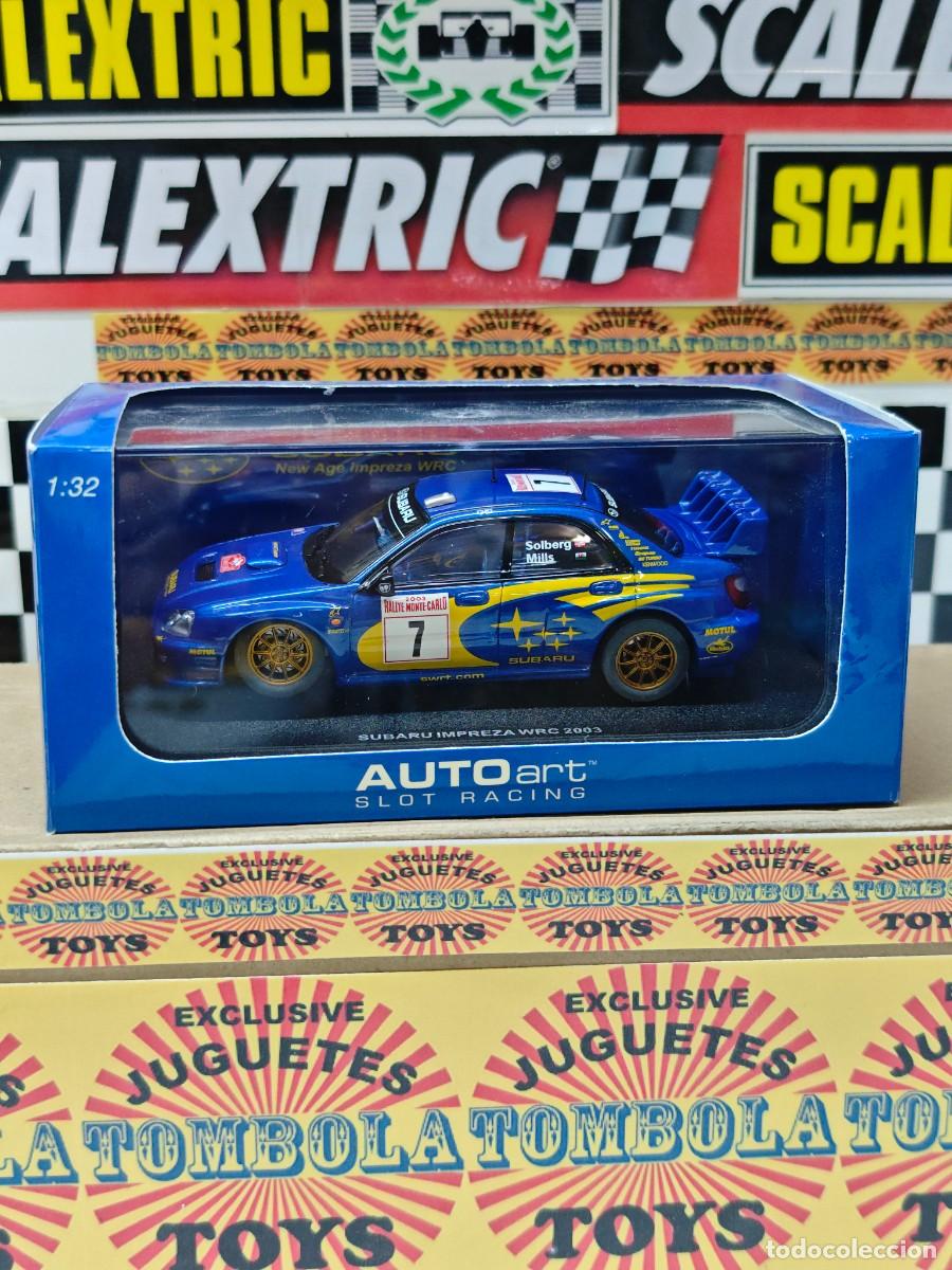 Slot Cars: SUBARU IMPREZA WRC 2003 MONTECARLO AUTOART FLY SPIRIT SCALEXTRIC