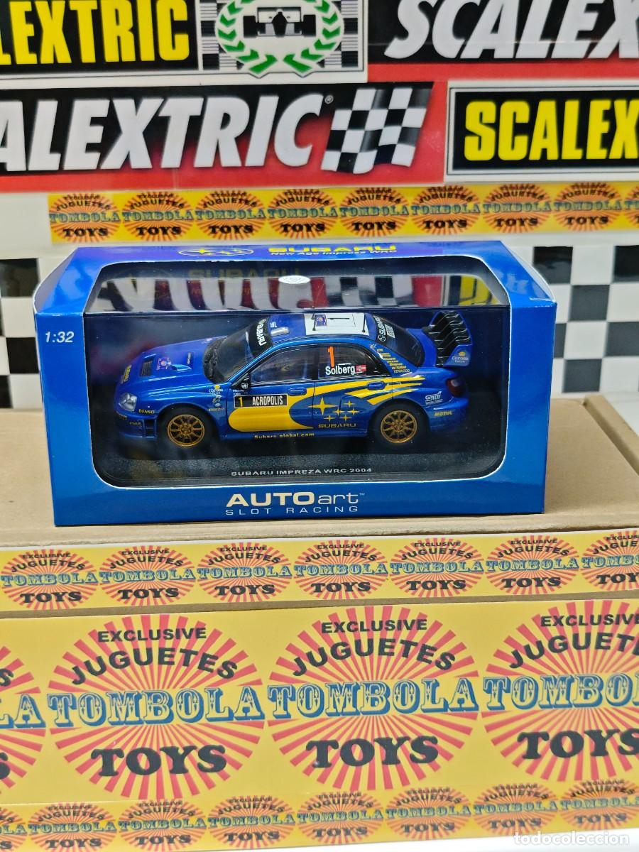 Slot Cars: SUBARU IMPREZA WRC 2004 ACROPOLIS AUTOART FLY SPIRIT SCALEXTRIC