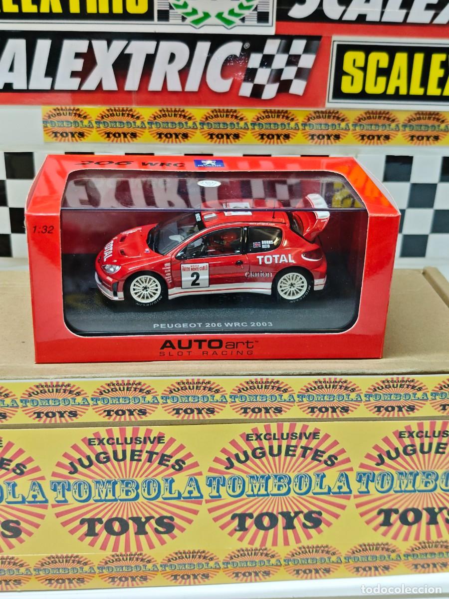 Slot Cars: PEUGEOT 206 WRC 2003 RALLY MONTECARLO AUTOART FLY SPIRIT SCALEXTRIC