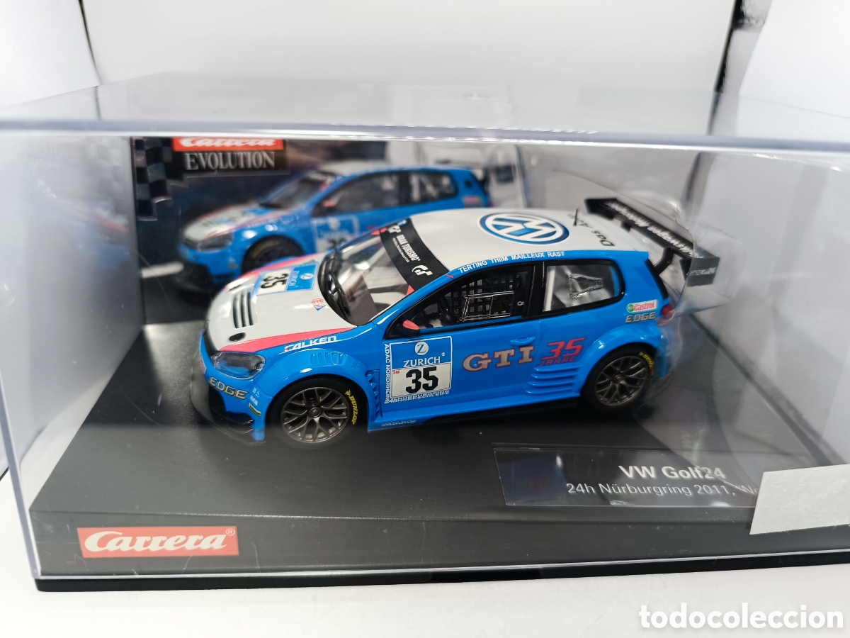 Slot Cars: CARRERA EVOLUTION VW GOLF24 24H NURBURGRING 2011 27421