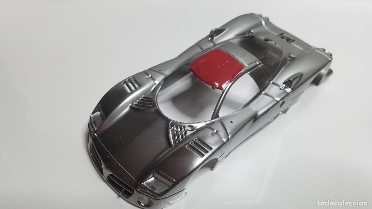 Slot Cars: SLOT SCALEXTRIC REPROTEC SPEED LIGHT CARROCERIA CROMO CROMADO O PLATA NISSAN R 390