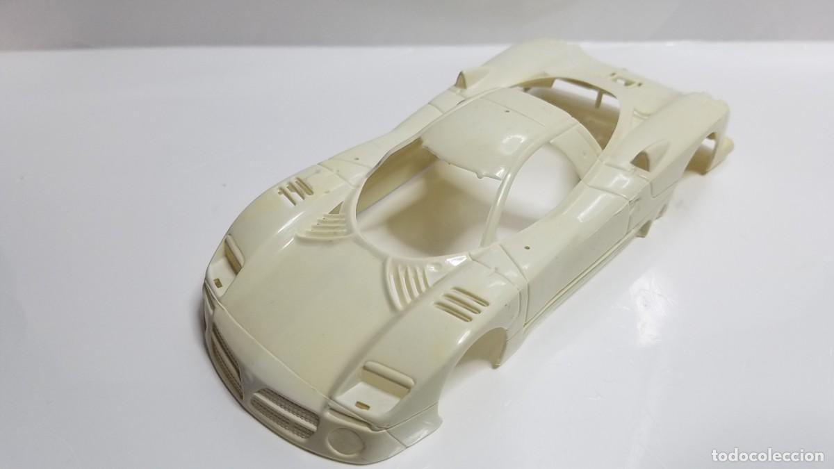 Slot Cars: SLOT SCALEXTRIC REPROTEC SPEED LIGHT CARROCERIA BLANCA NISSAN R 390