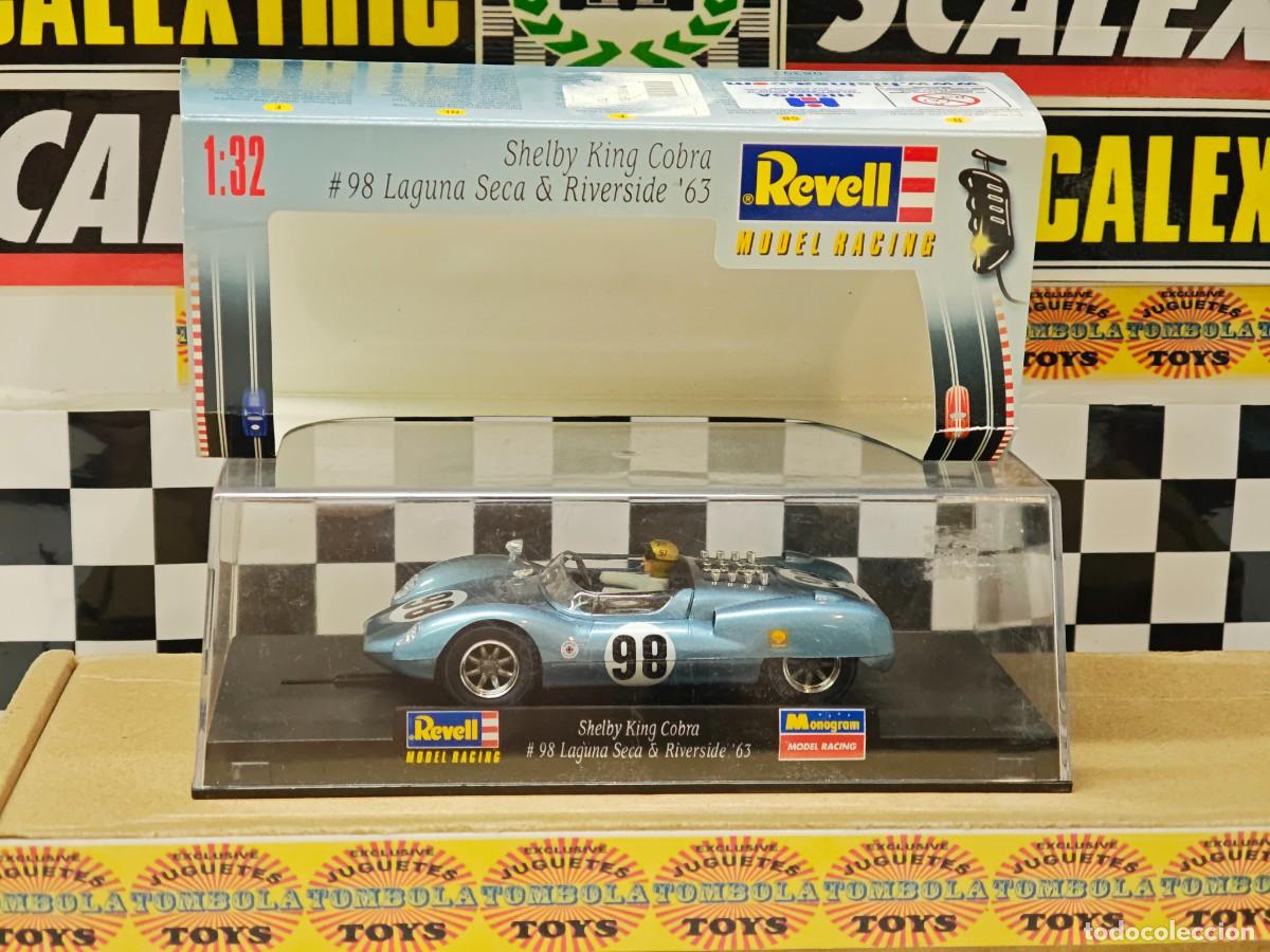 Slot Cars: AUSTIN HEASHELBY KING COBRA &rdquo; LAGUNA SECA Y RIVERSIDE 63 FLY SPIRIT SCALEXTRIC SUPERSLOT REVELL