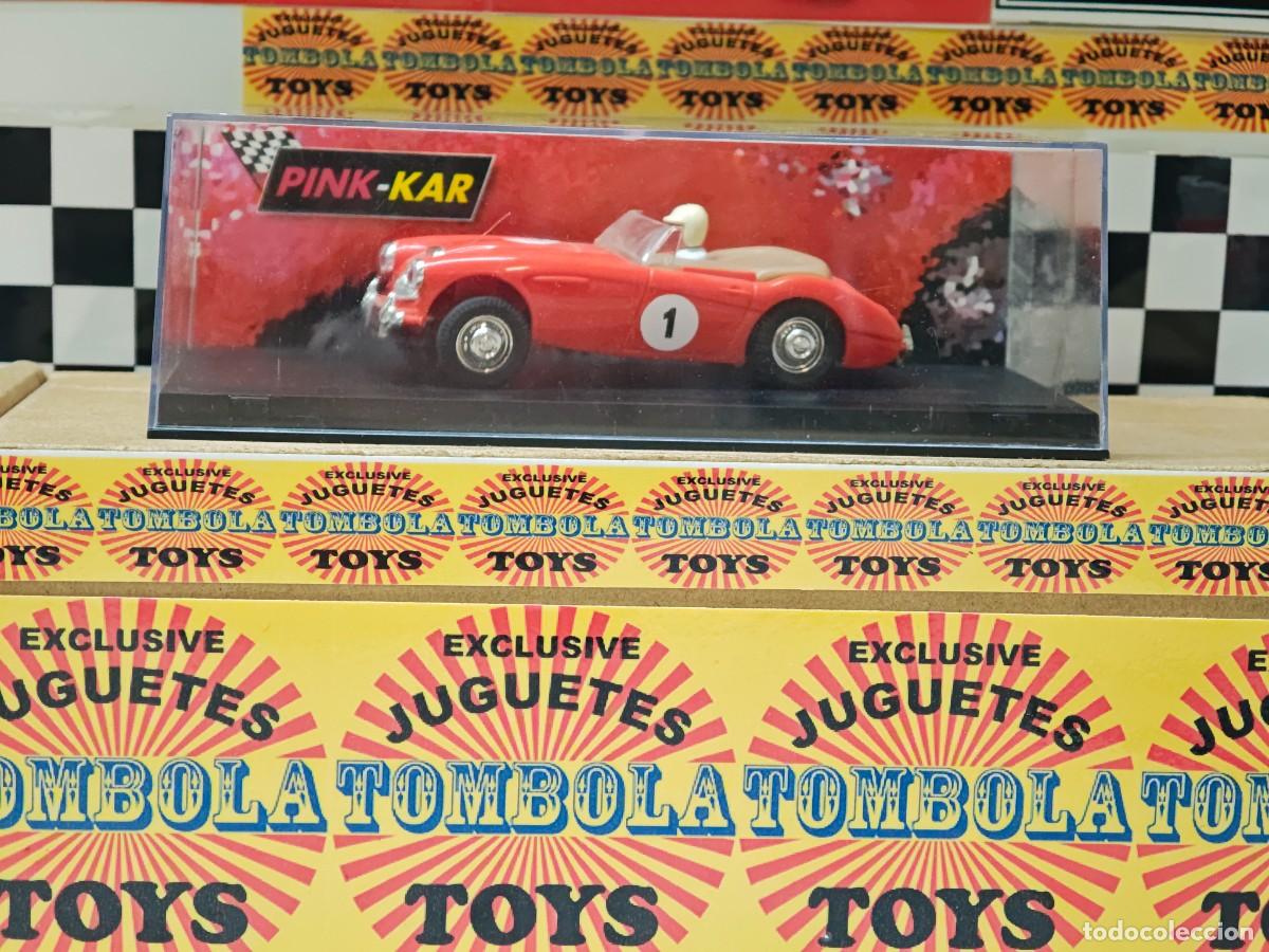 Slot Cars: AUSTIN HEALEY 3000 ROJO PINK- KAR FLY SPIRIT SCALEXTRIC SUPERSLOT REVELL
