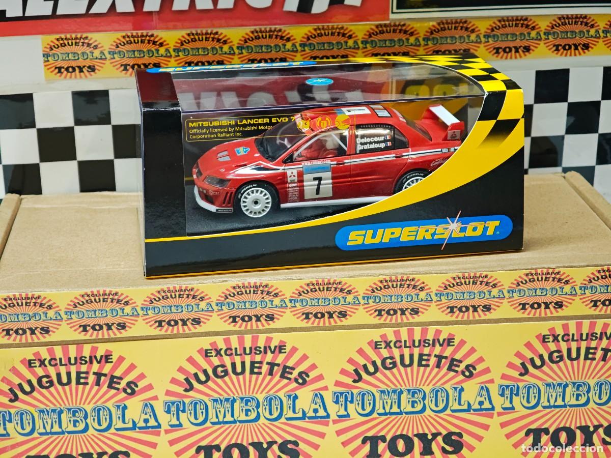 Slot Cars: MITSUBISHI LANCER EVO VII #7 SUPERSLOT FLY SPIRIT SCALEXTRIC SUPERSLOT REVELL