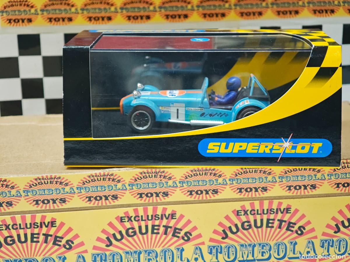 Slot Cars: CATERHAM &rdquo; GULF &rdquo; SUPERSLOT SCALEXTRIC REVELL FLY NINCO