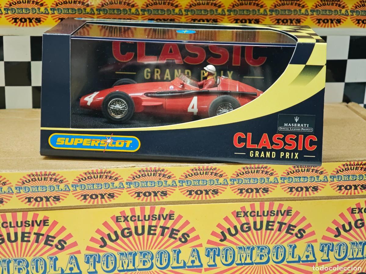 Slot Cars: MASERATI 250F JEAN BEBRA N&deg;4 SUPERSLOT SCALEXTRIC NINCO