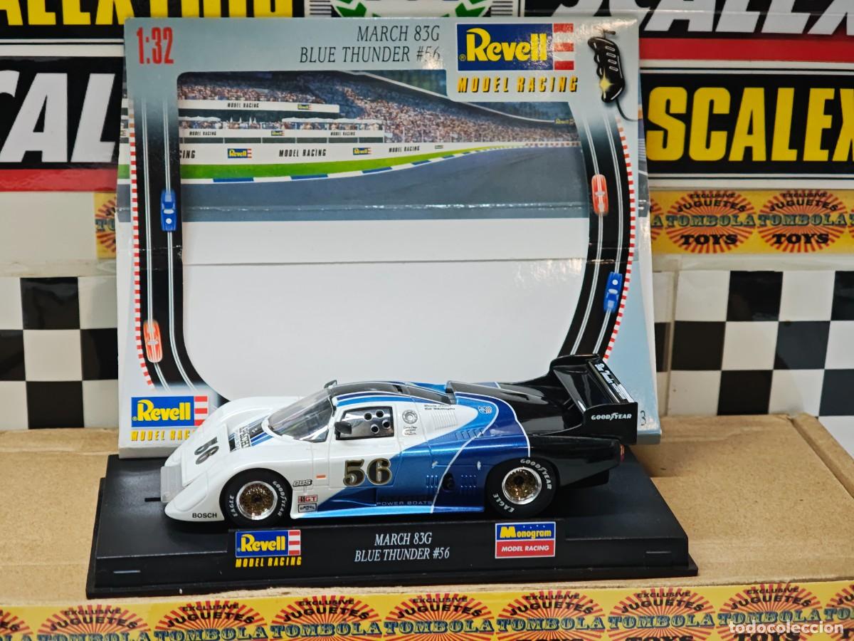 Slot Cars: MARCH 83G blue thunder #56 REVELL SUPERSLOT SCALEXTRIC NINCO