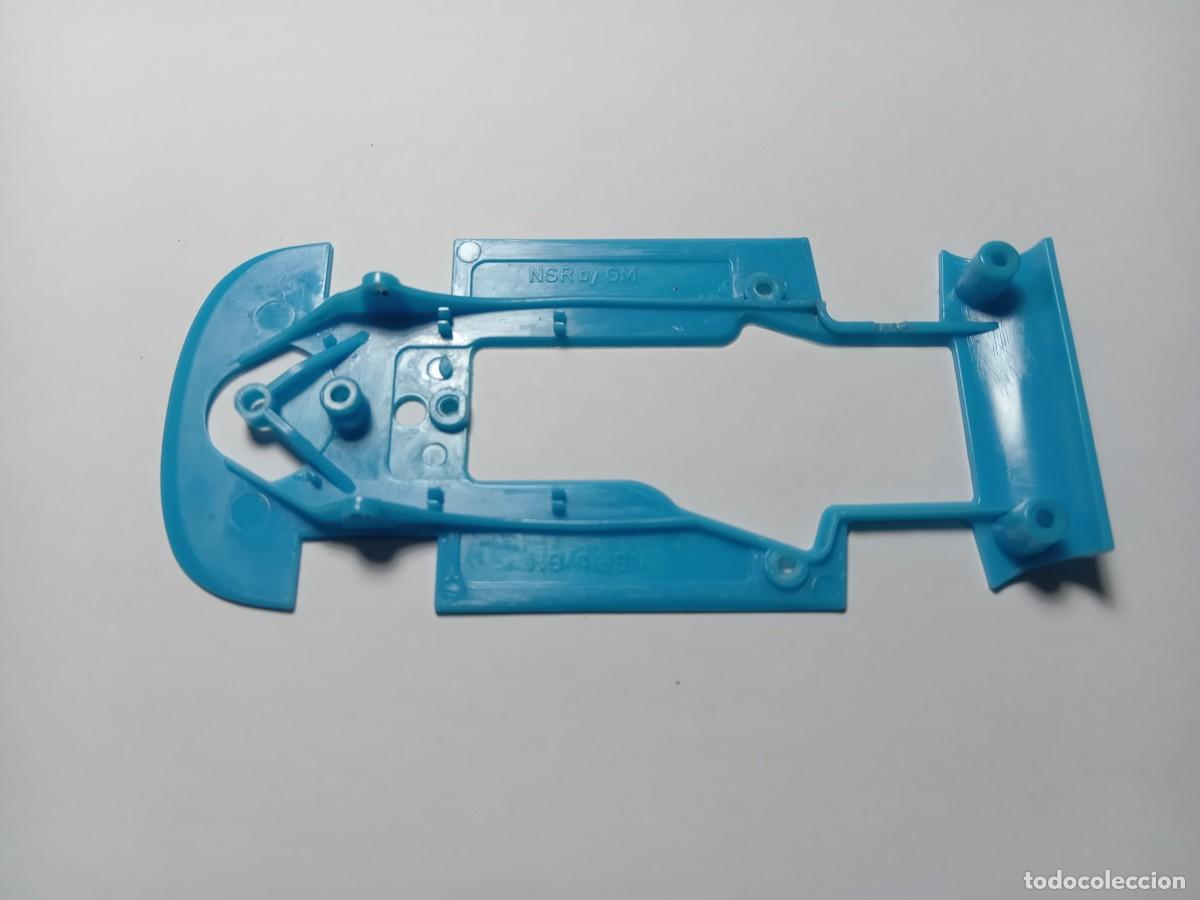 Slot Cars: Chasis NSR MOSLER azul Soft