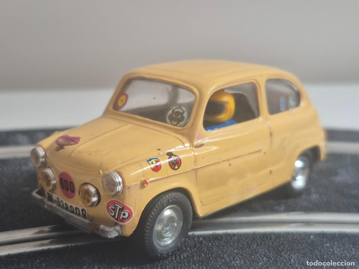 Slot Cars: SCALEXTRIC COCHE SEAT 600 MADE IN SPAIN TC600 SLOT 048 EXIN TECNITOYS