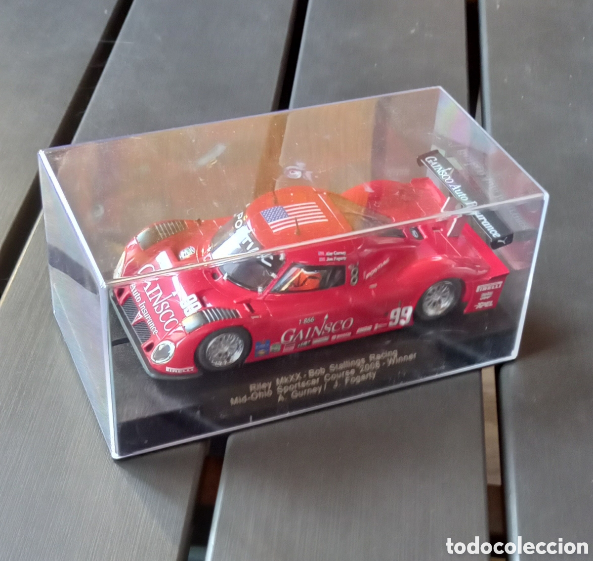 Slot Cars: COCHE SCALEXTRIC ROJO RILEY A.GURNEY Y J.FOGARTY, GAINSCO