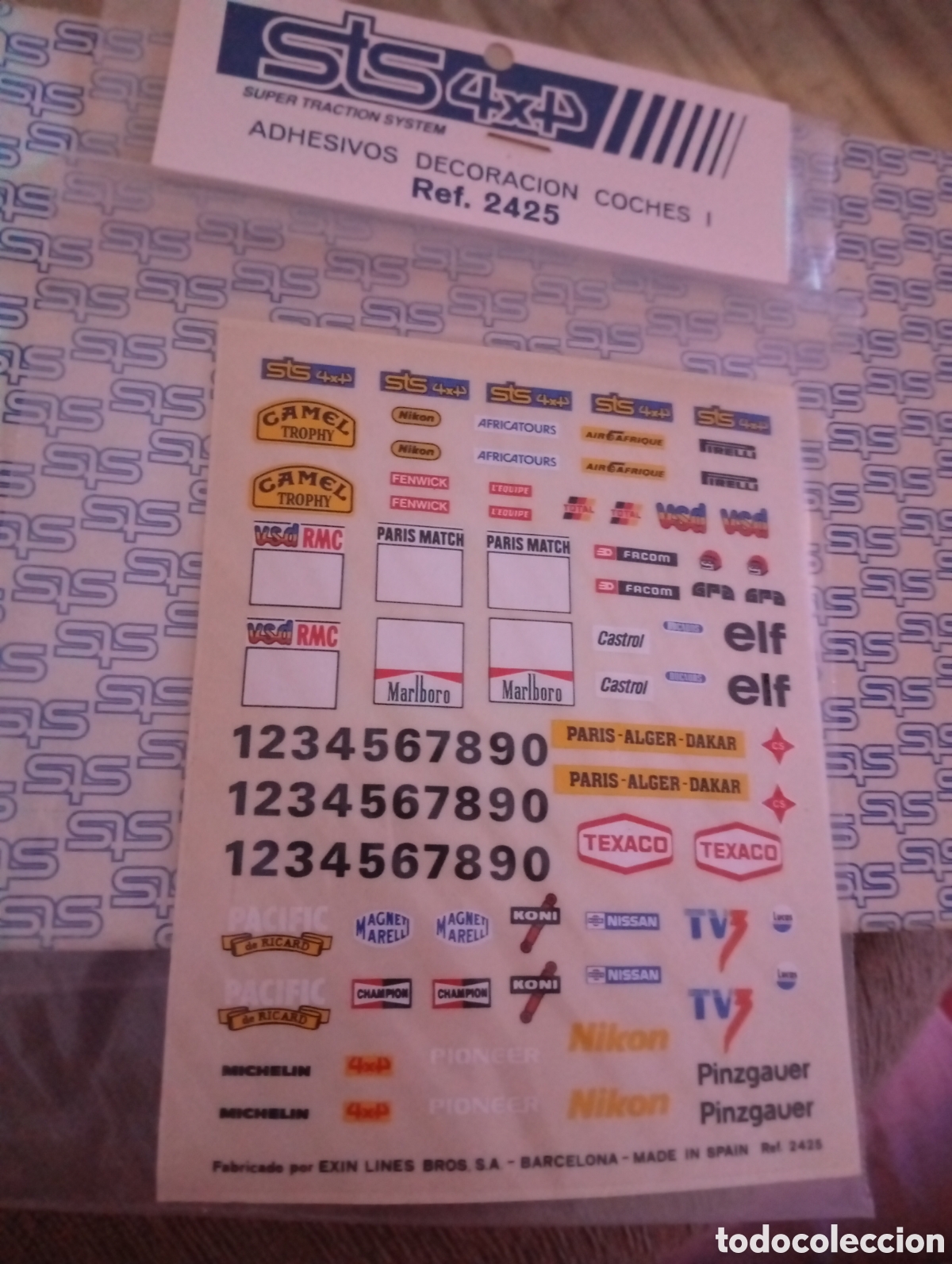 Slot Cars: Adhesivos Scalextric nuevos ref 2425