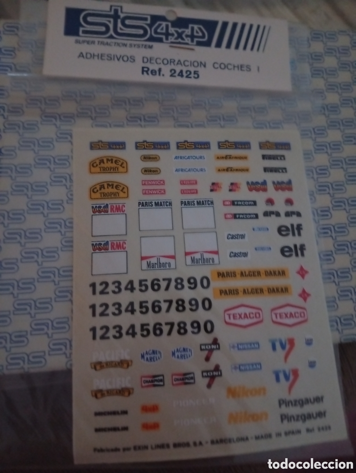 Slot Cars: Adhesivos Scalextric nuevos ref 2425