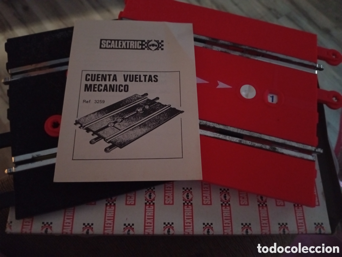 Slot Cars: Cuentavueltas Scalextric en caja