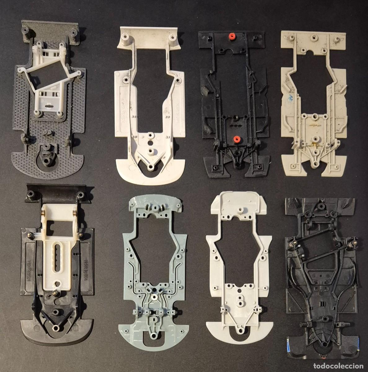 Slot Cars: 8 CHASIS VARIADOS 2 TOYOTA AVANT SLOT 2 NSR MOSLER 1 MOSLER 3D SRP 1 TOYOTA SRC 2 SCALEAUTO
