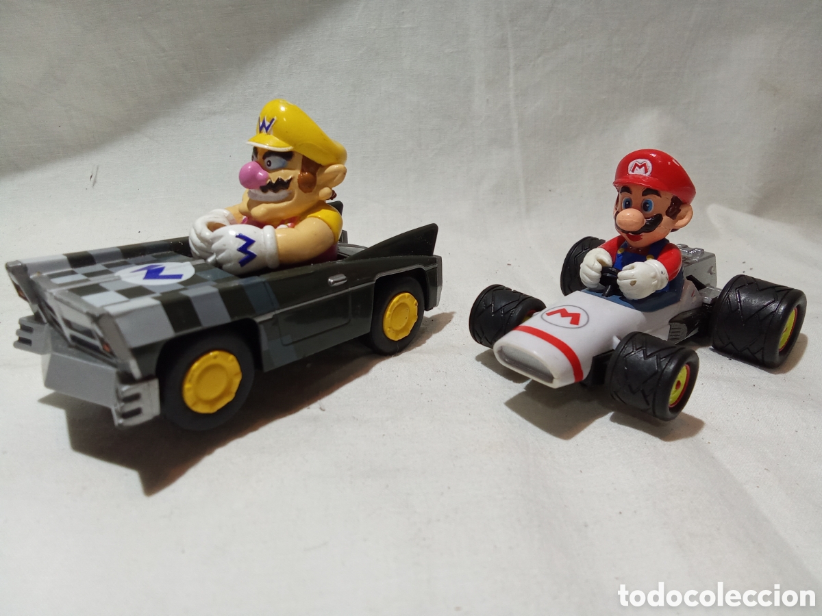 Slot Cars: SLOT CAR DE MARIO Y WARIO CARRERA, GO!