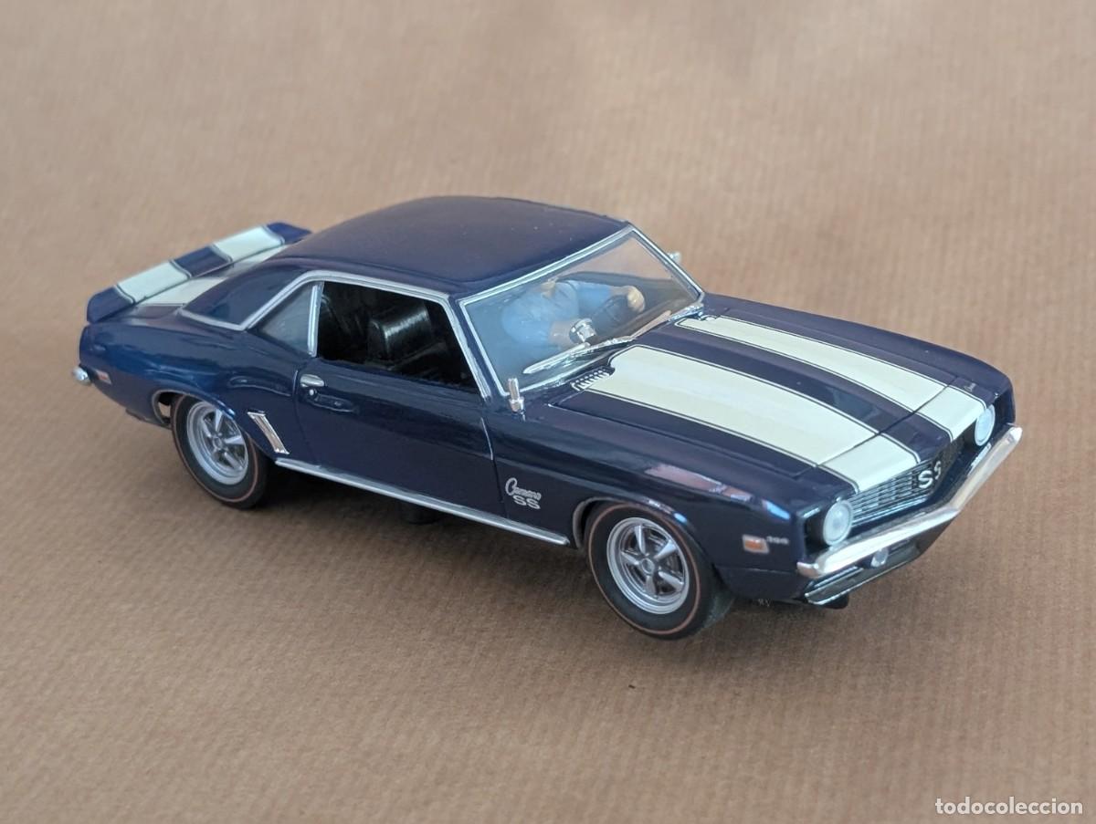 Slot Cars: Carrera Evolution Chevrolet Camaro SS 396 azul de 1969. Ref 25464
