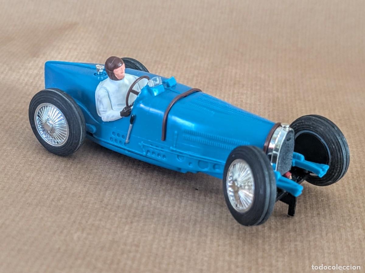 Slot Cars: Pink-Kar Bugatti Type 59 azul. Slot car 1:32 Ref CV001