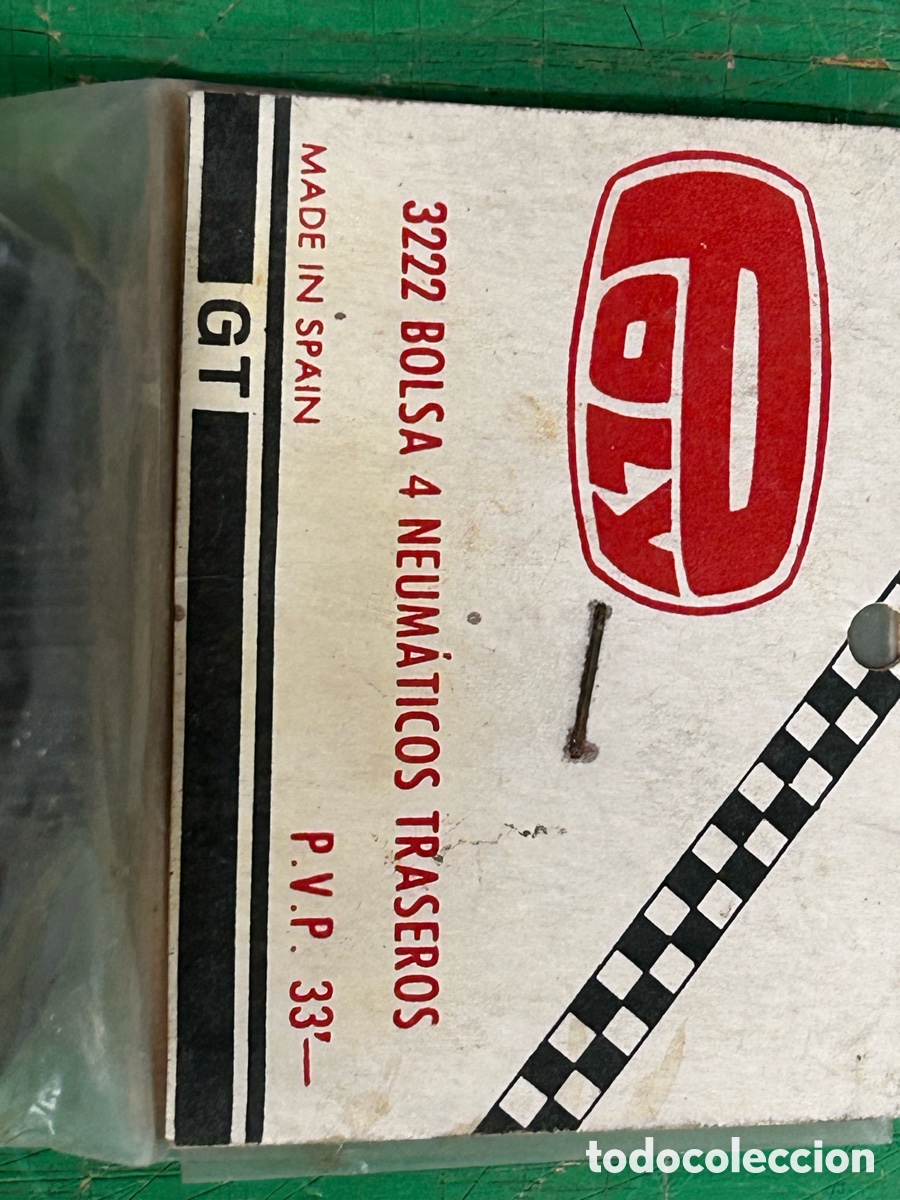 Slot Cars: POLY BOLSA 4 NEUMATICOS TRASEROS RF 3222 GT