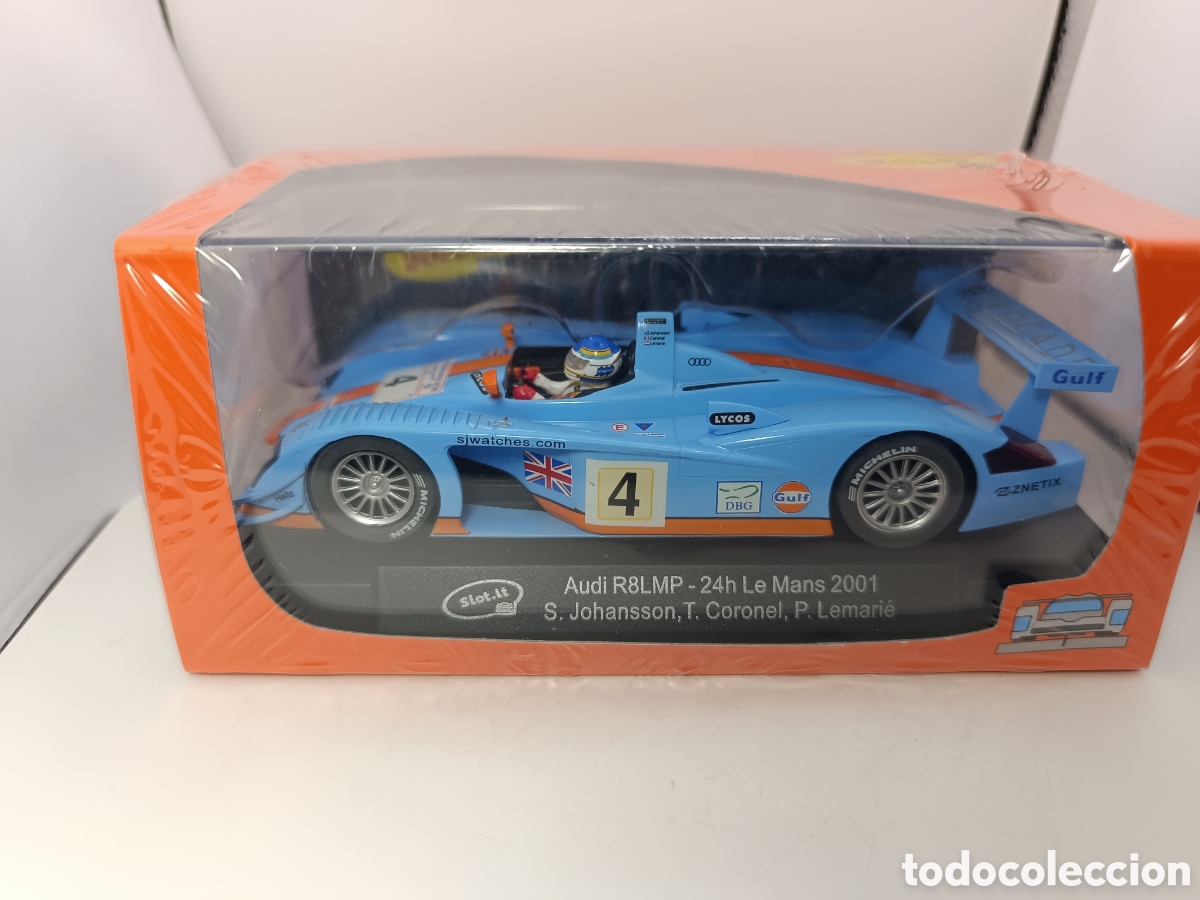 Slot Cars: SLOT.IT AUDI R8 LMP N.4 LE MANS 2001 CA33B