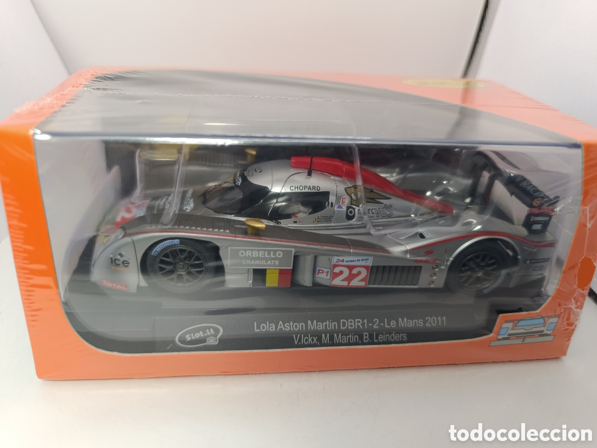 Slot Cars: SLOT.IT LOLA ASTON MART&Iacute;N DBR1-2 LE MANS 2011 CA31b